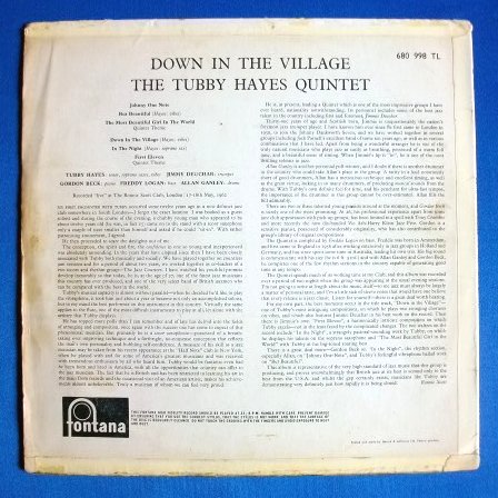 The Tubby Hayes Quintet/Down In The Village/Fontana ‎ 680 998 TL