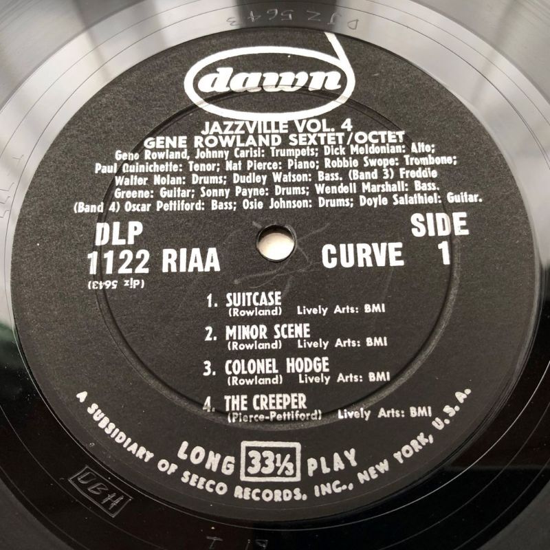 Gene Roland & Hal Serra/Jazzville Vol. 4/Dawn DLP-1122 MONO - Kind